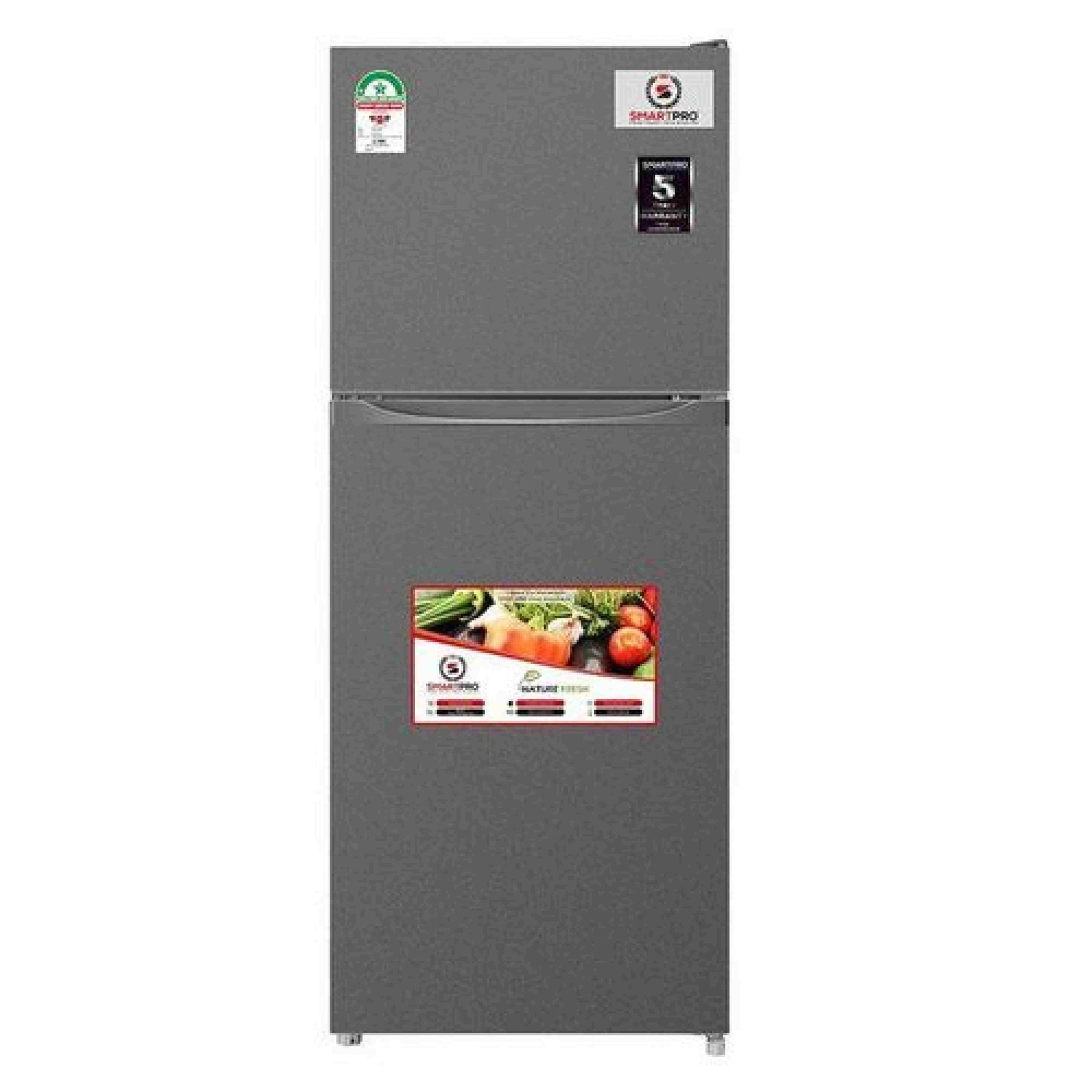 SMARTPRO 118L REFRIGERATOR DOUBLE DOOR DE FROST