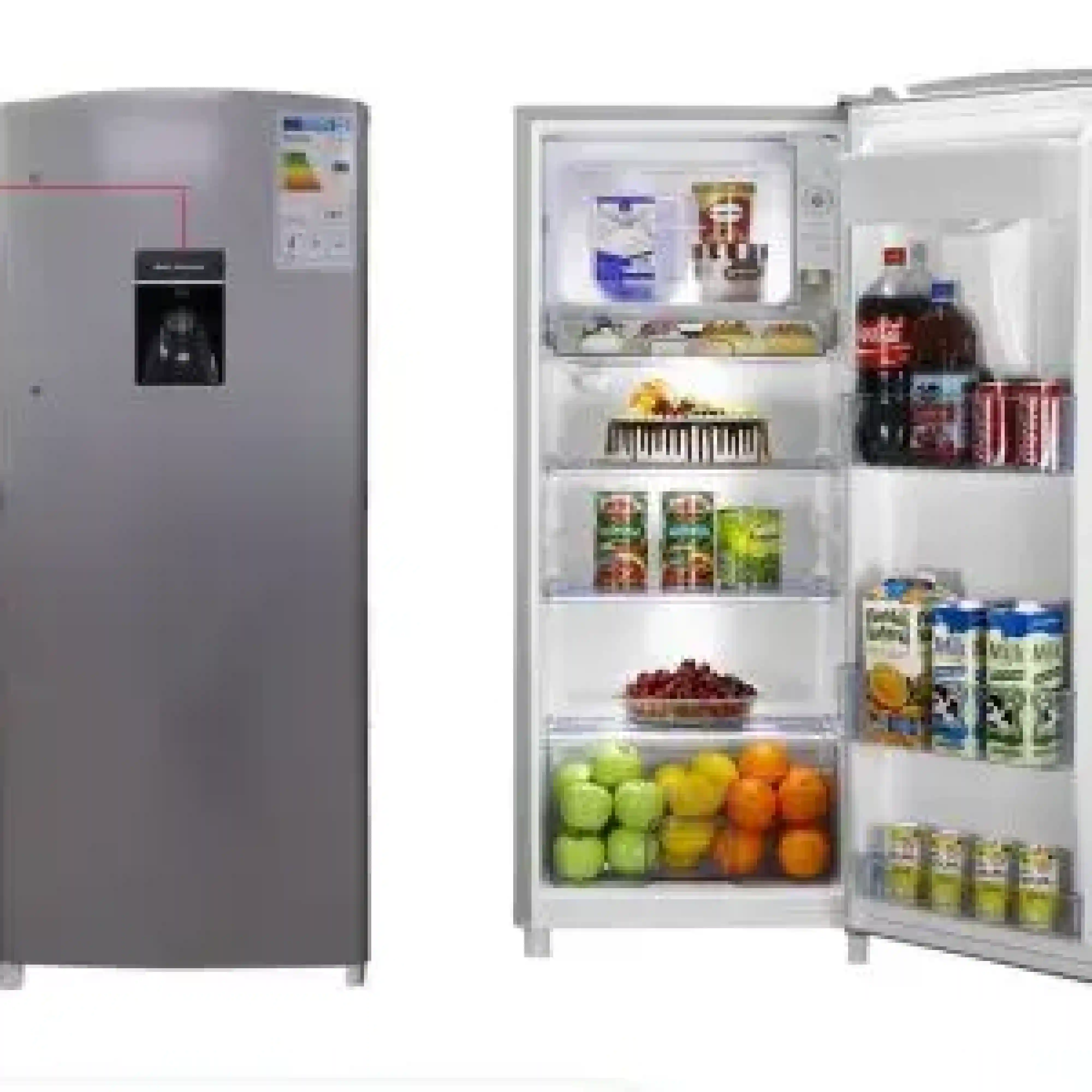 HISENSE FRIDGE 176 LITRES FROST SILVER SINGLE DOOR WITH WATER DISPENSER