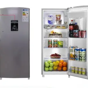 HISENSE FRIDGE 176 LITRES FROST SILVER SINGLE DOOR WITH WATER DISPENSER