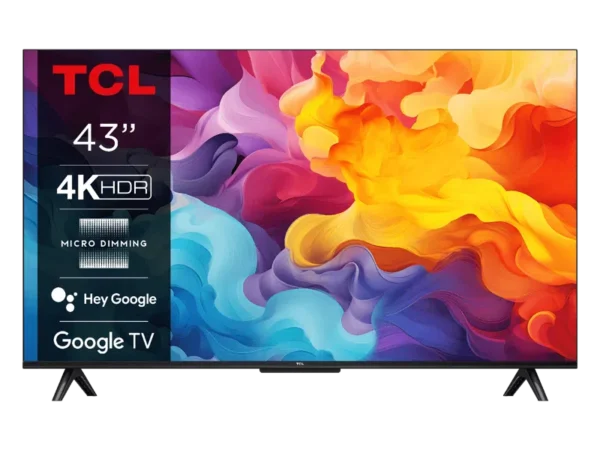 TCL 43V6C 43 inch UHD 4K Google Smart TV New Model 2025