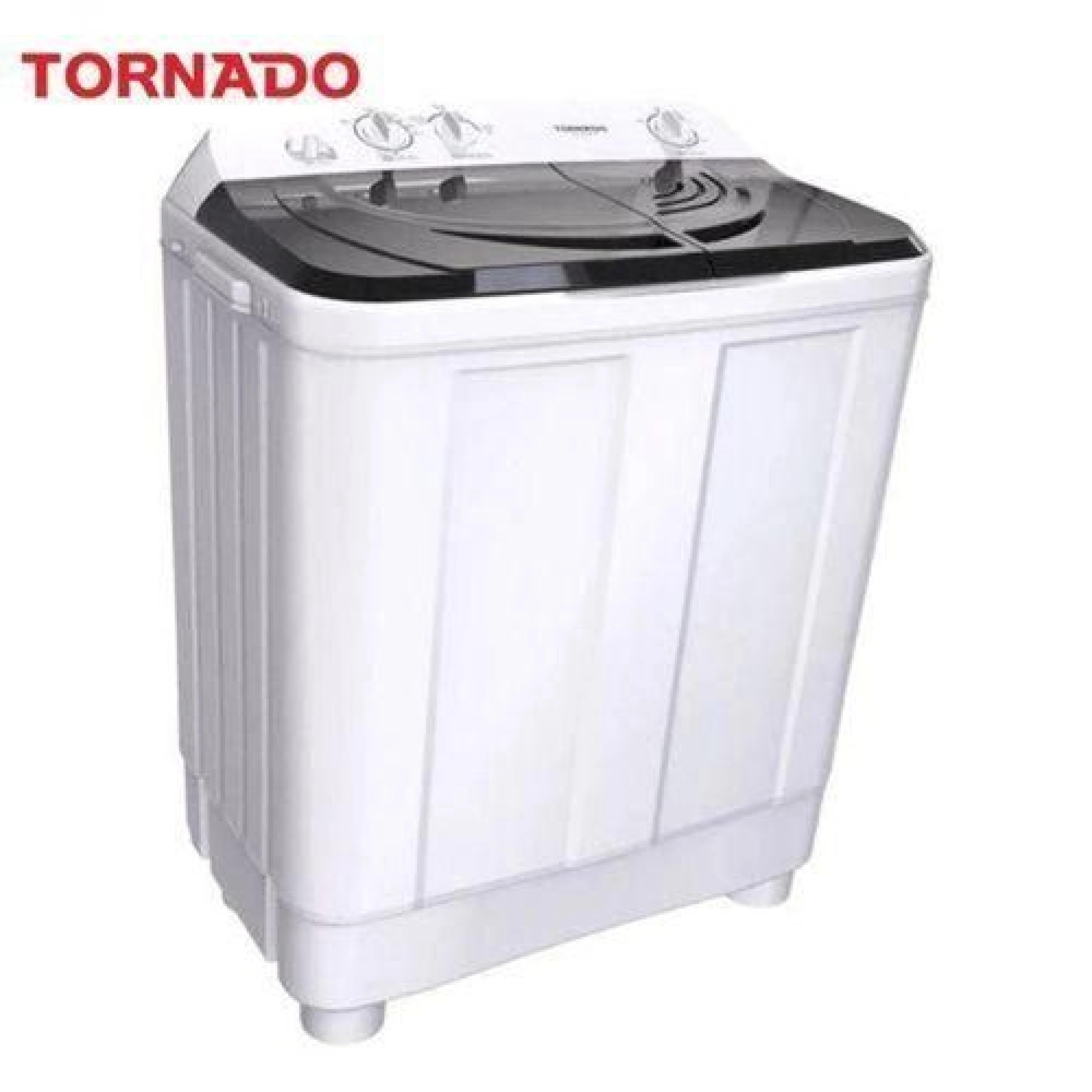TORNADO Washing Machine Half Auto 10 Kg White x Black TMH-HS10C(WK)